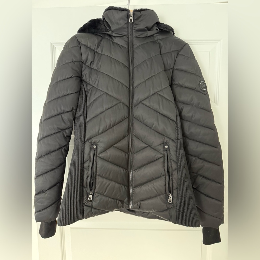 Black Nautica puffer jacket